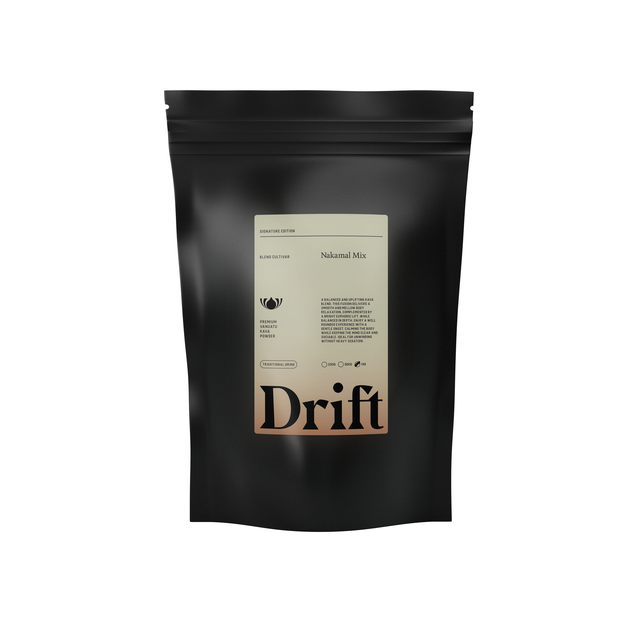 Nakamal Mix - Traditional Grind 1kg + Free strainer bag