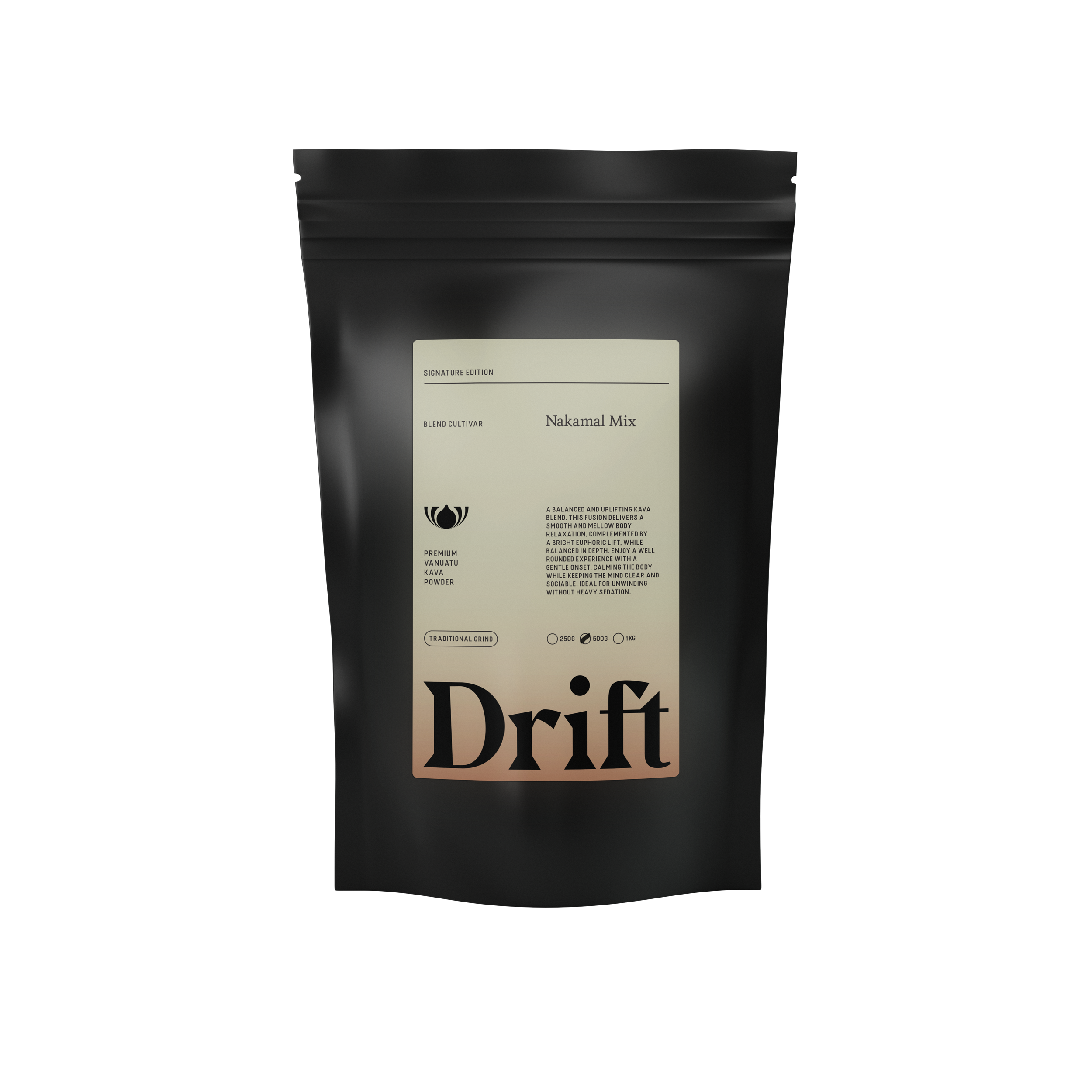 Nakamal Mix - Traditional Grind 500g + Free strainer bag